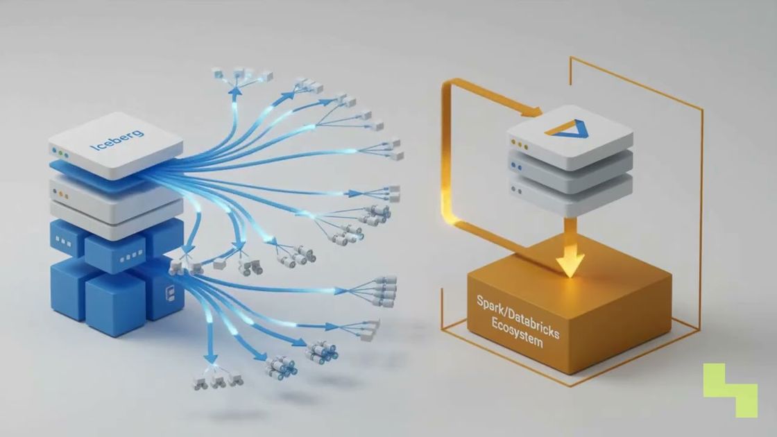 Apache Iceberg and Delta Lake architecture comparison, Hyperlake video