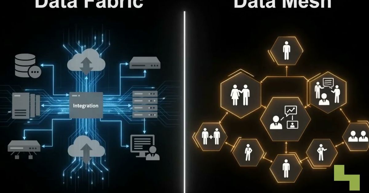 Data fabric and data mesh architecture comparison, Hyperlake video
