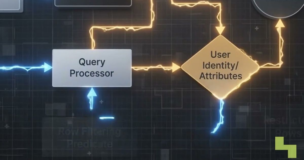 Row filtering and column masking for data security, Hyperlake video