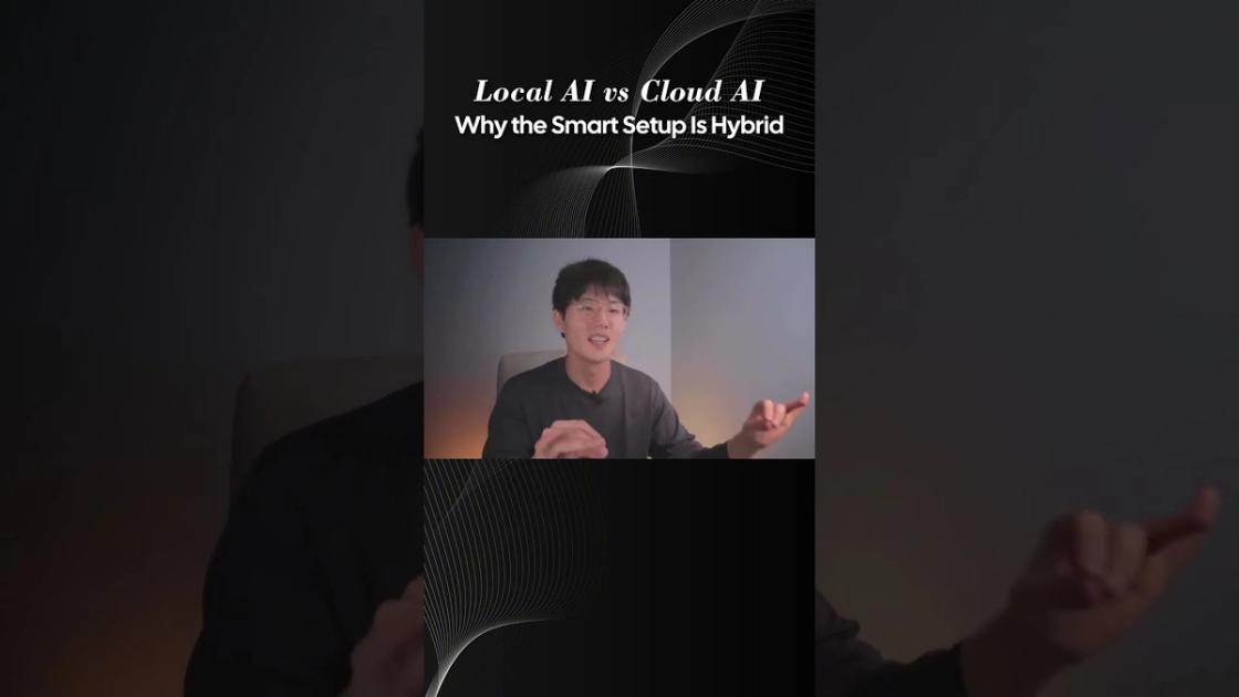 Local AI and cloud AI hybrid architecture explained, Hyperlake video