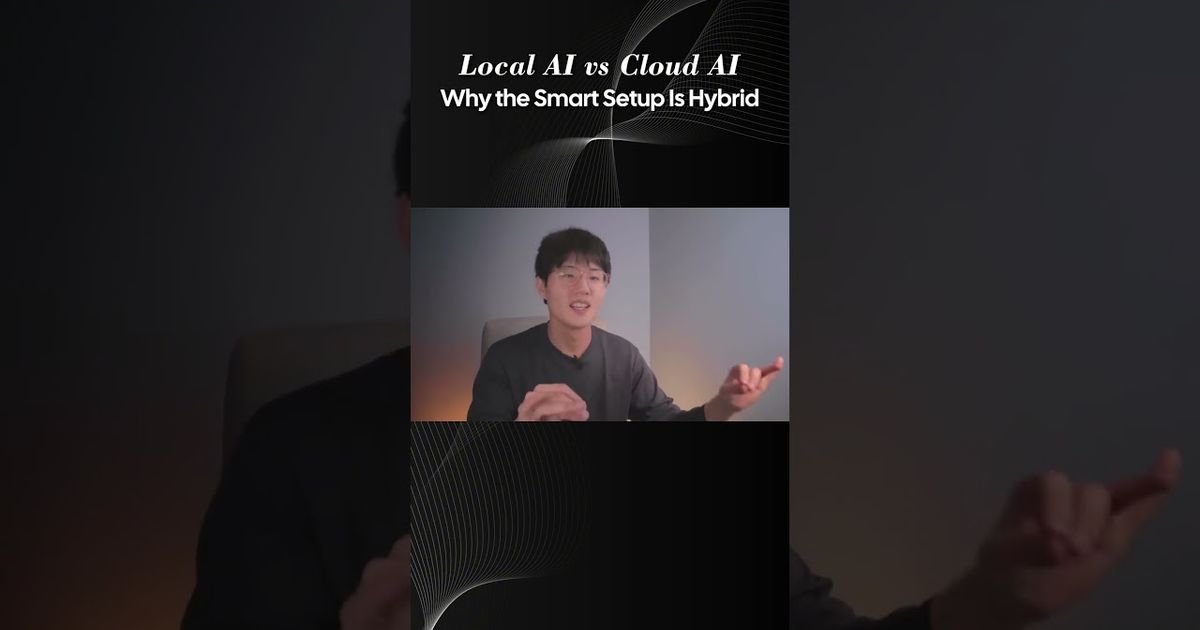Local AI and cloud AI hybrid architecture explained, Hyperlake video